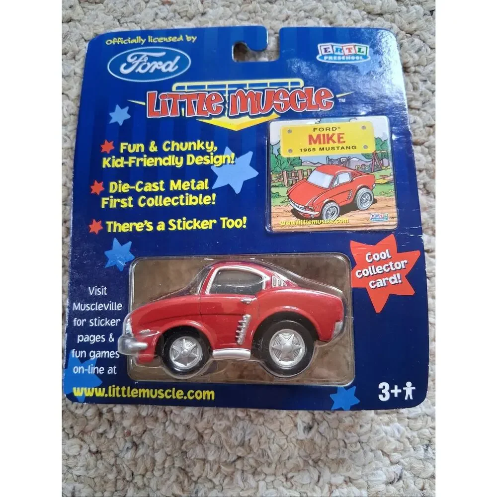 NWT Ford Little Muscle Vintage Die Cast Metal Car 1965 Mustang Mike